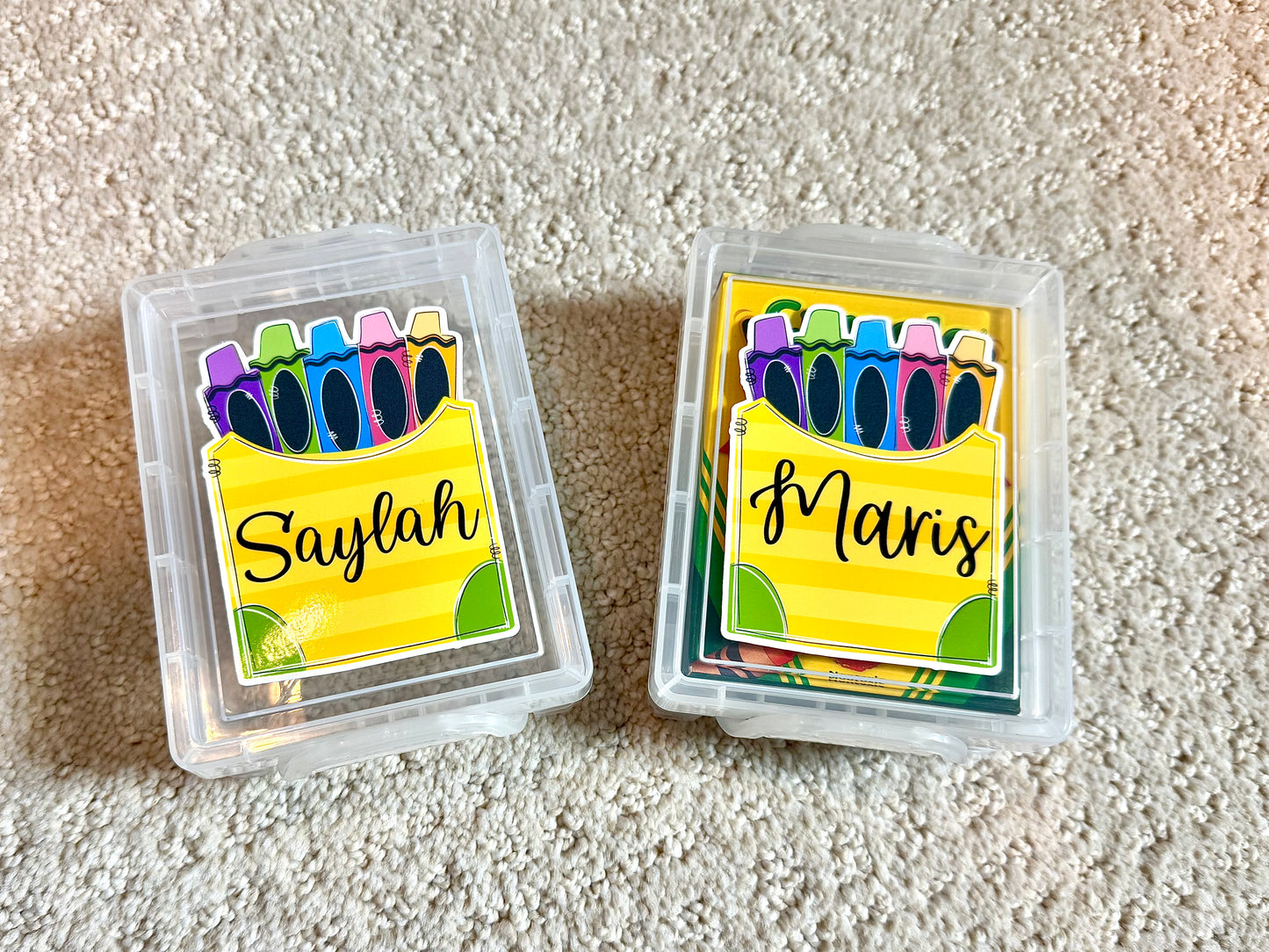 Personalized Crayon Box