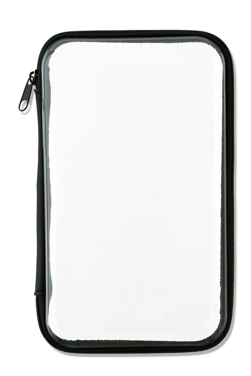hard plastic zip case with decal
