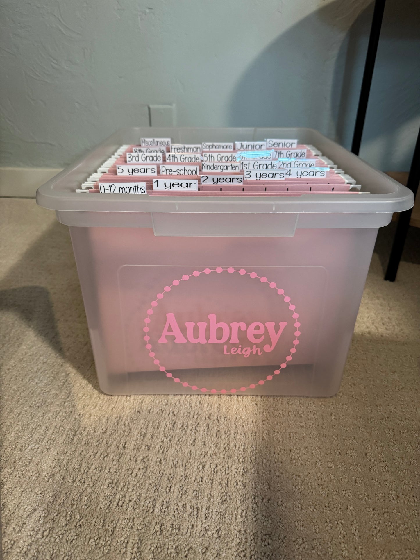 Memory File Box