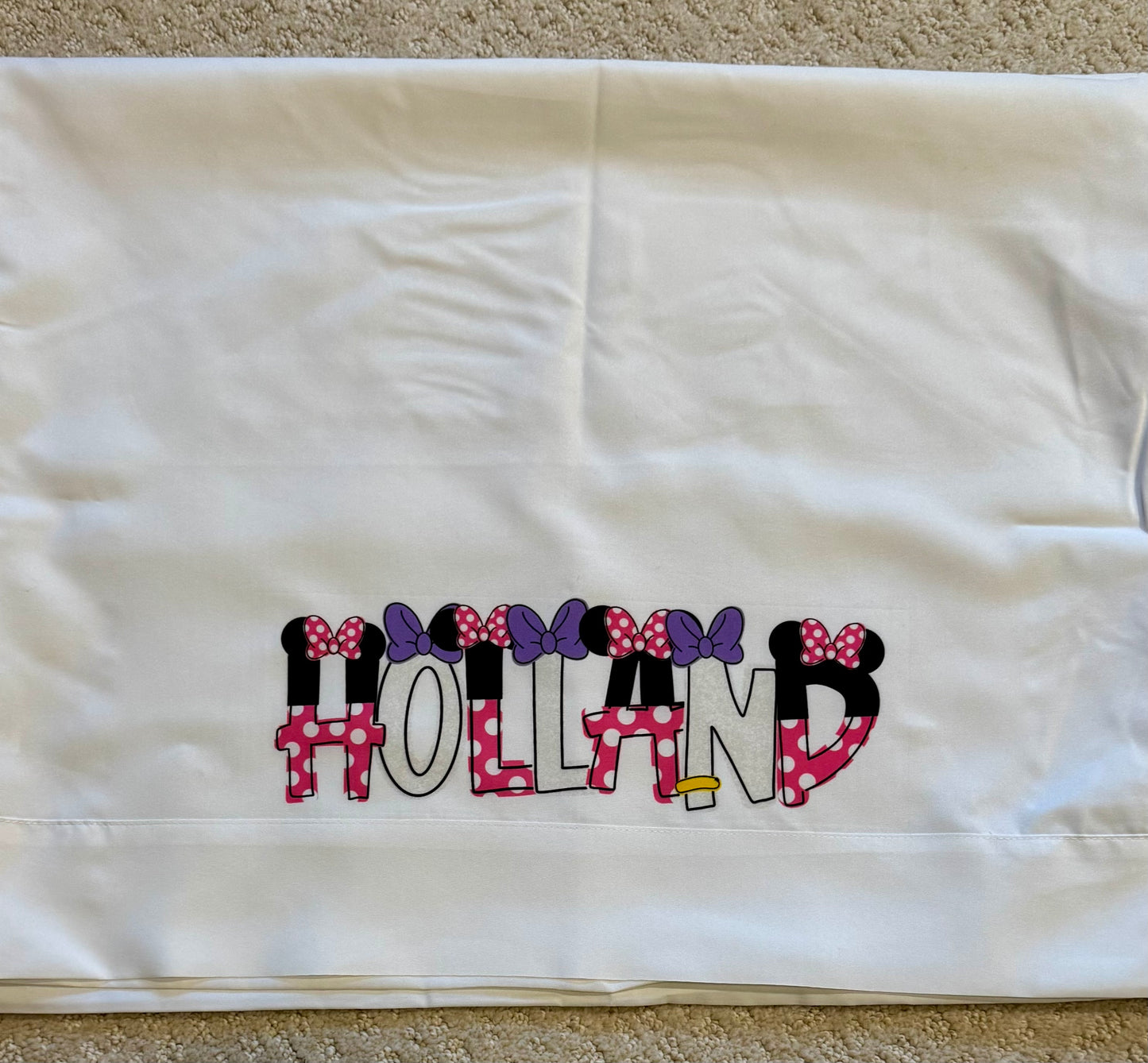 Personalized pillowcase