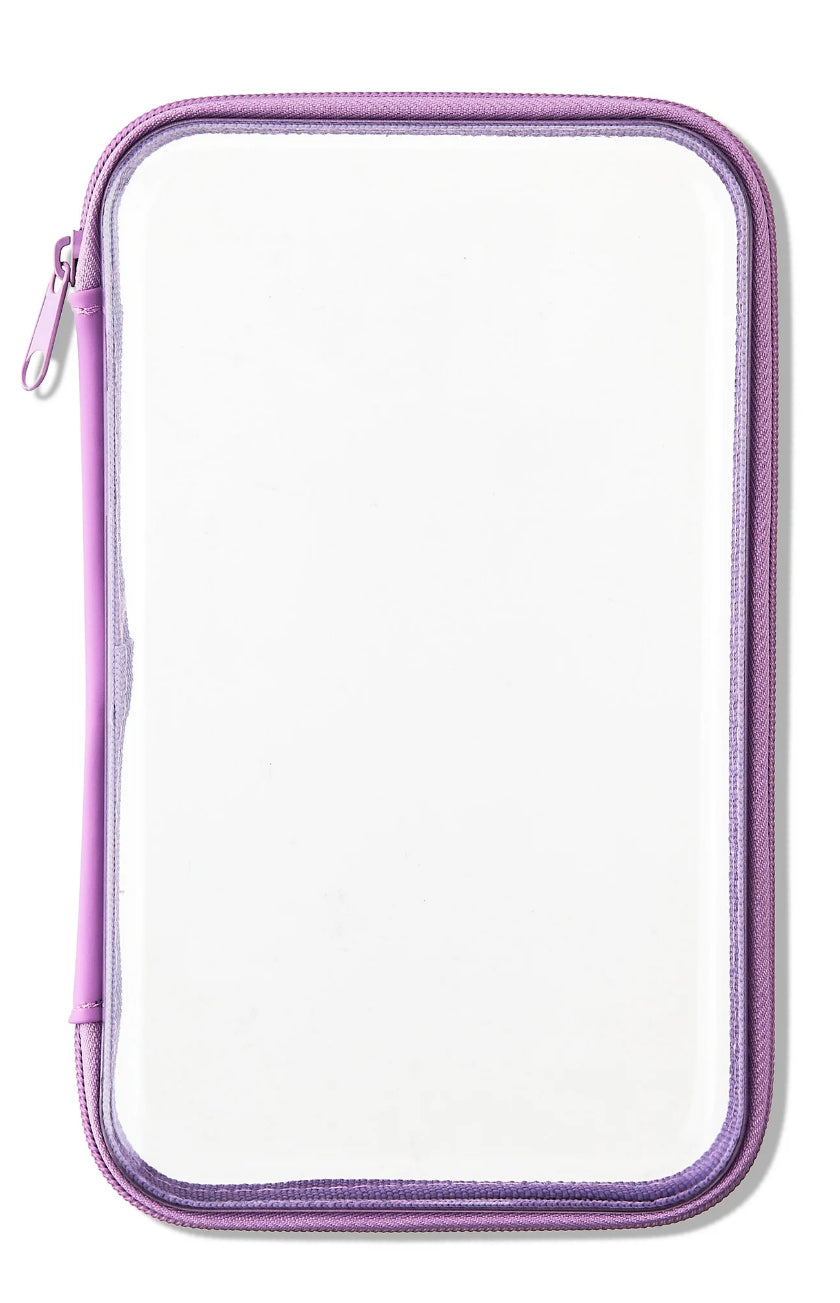 hard plastic zip case with decal