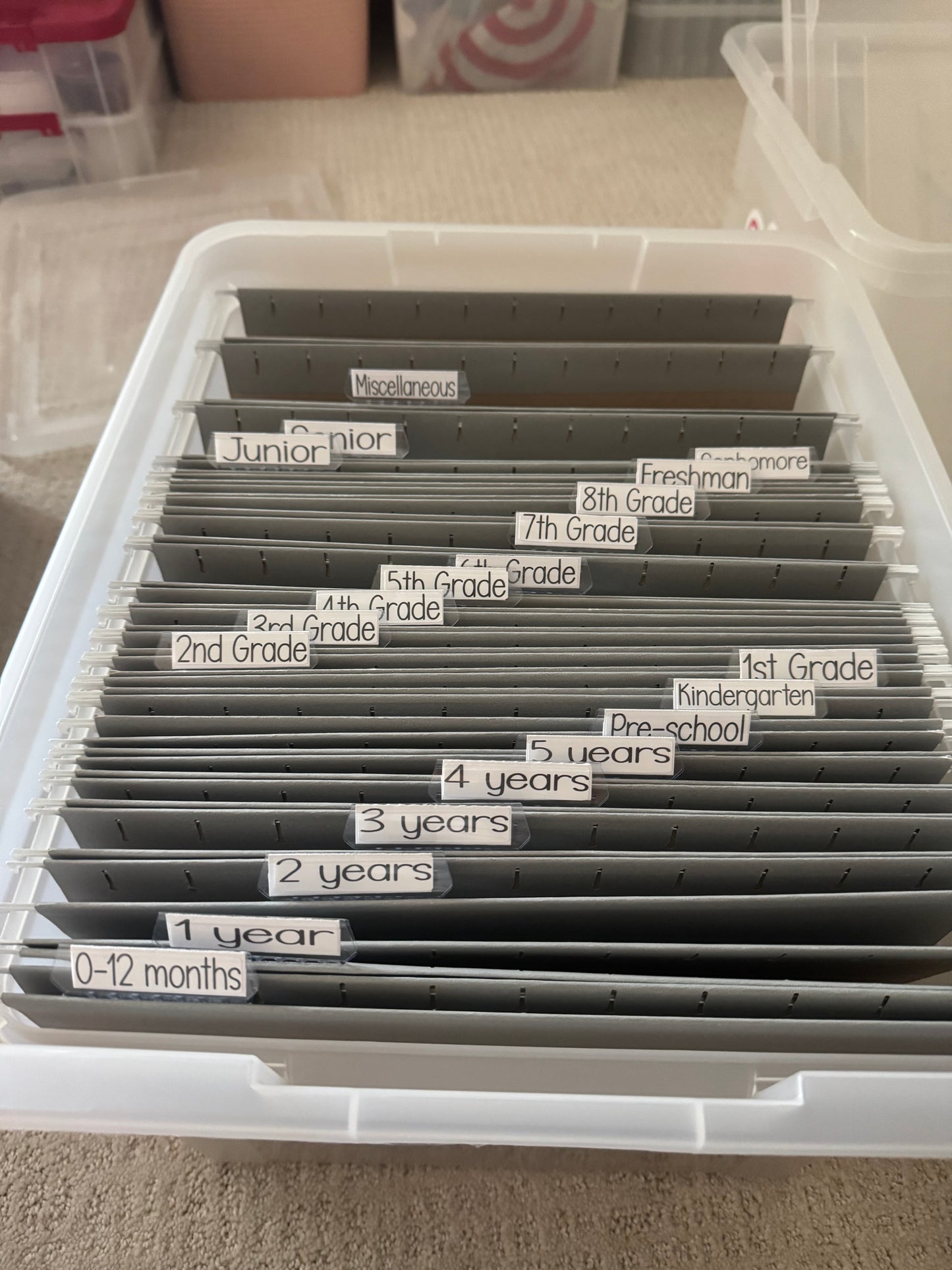 Memory File Box