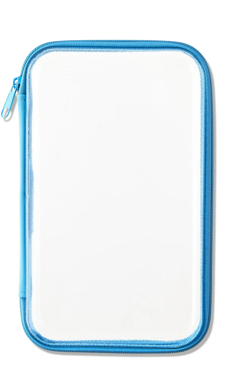 hard plastic zip case with decal