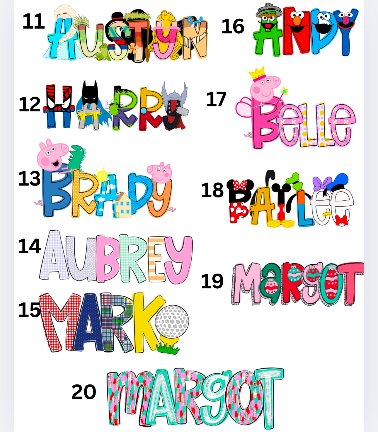 Personalized pillowcase